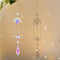 #A Diamond Wind Chime Crystal Prism Colorful Wind Chime Rotating for Car Window