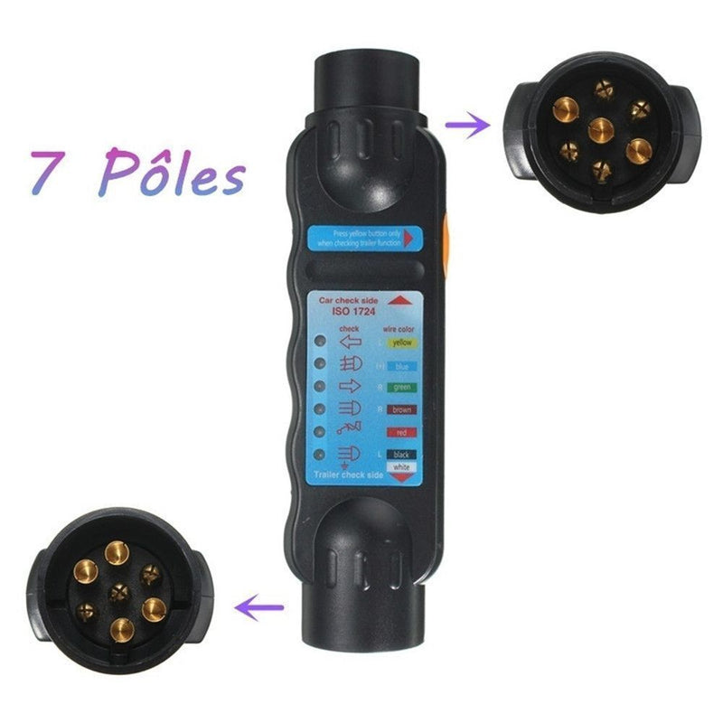 Wiring Circuit Car Adapter Trailer Socket Tester Tow Bar Wiring Circuit Light