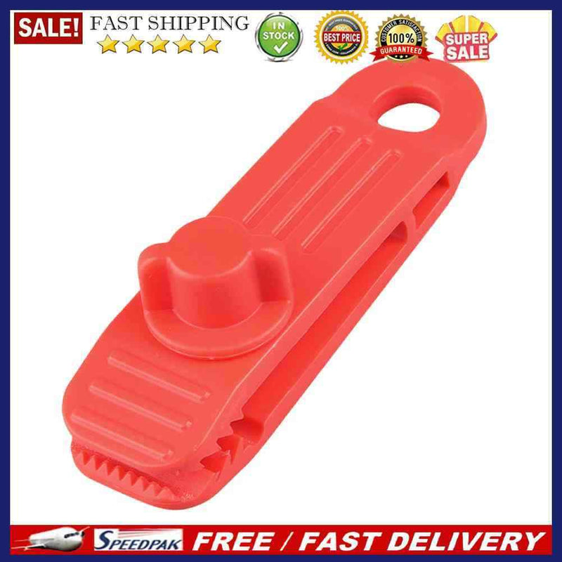 Tent Windproof Plastic Fixing Clip Clamp Canopy Awning Tarp Buckle (Red)