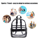 Casual Transparent Waterproof PVC Jelly Rucksack Storage Bag Student Backpack