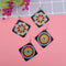 5D DIY Diamond Painting Earrings Double-sided Square Drop Earrings (RZ012) Newly