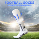 2pcs Professional Anti Brief Football Soccer Sock Round Silicone Suction Cup Sock