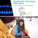 Copper American Gas Tank Filling Valve Gas Tank Transfer Valve Camping Supplies