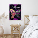DIY Diamond Painting Kit Mosaic Butterfly Letters Full Round Rhinestone Drawing