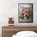 Frameless Painting By Numbers Kit Flowers On Chair DIY Drawing On Canvas Cr