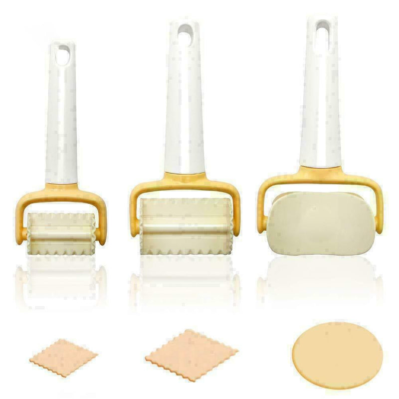 3x/Set Rolling-Angel Biscuit Ravioli Crimped DIY Maker K6P6 J8U9 T8Q6 Food O2I8