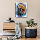 DIY Wolf Dreamcatcher Digital Painting By Numbers Canvas Oil Mural Wall Arts Kit