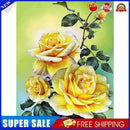 5D Full Round Drill Yellow Flowers Mosaic Rhinestone Diamond Painting Kit