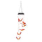 LED Solar Wind Chime Butterfly Light Color Changing IP65 Hanging Lamp (A) Newly