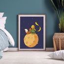 DIY Digital Oil Paint By Numbers Little Prince Color Drawing Picture Home Decor