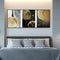 Frameless Painting By Numbers Kit Tree Circle DIY Drawing On Canvas Art Craft