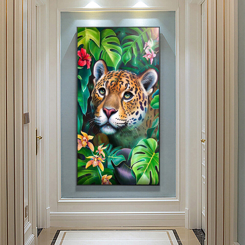 DIY Diamond Painting Kits Full Round Drill Tiger Mosaic Picture Home Decoration
