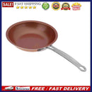 25.5cm Non-stick Copper Pan Round Egg Steak Frying Pan Kitchen Cooking Supply