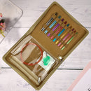 9 Pairs Sweater Weaving Ring Needles Set Aluminum Alloy Crochet Hook Crafts Tool