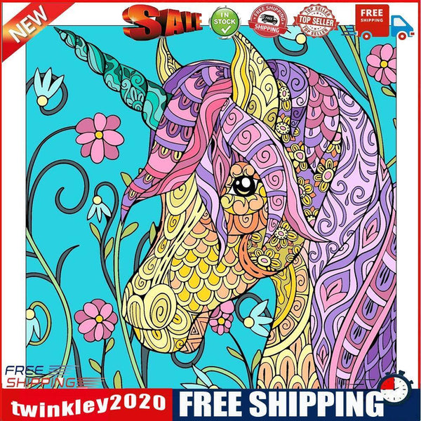 Diamond Painting Partial Special Drill horse Picture of Rhinestone