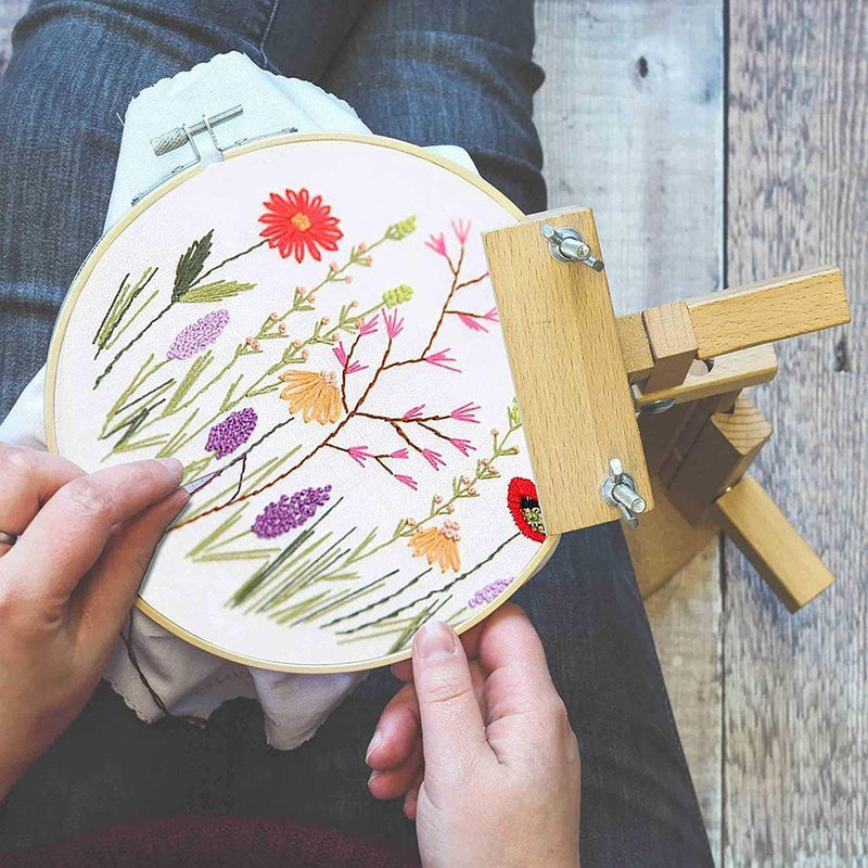 Decoration Embroidery Kit Cloth Threads Tools Cross Stitch DIY Starter Suits