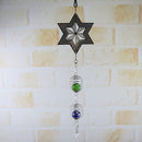 Rotating Wind Chime Novelty Sculpture Wind Chime with Spiral Tail Ball (D) Newly