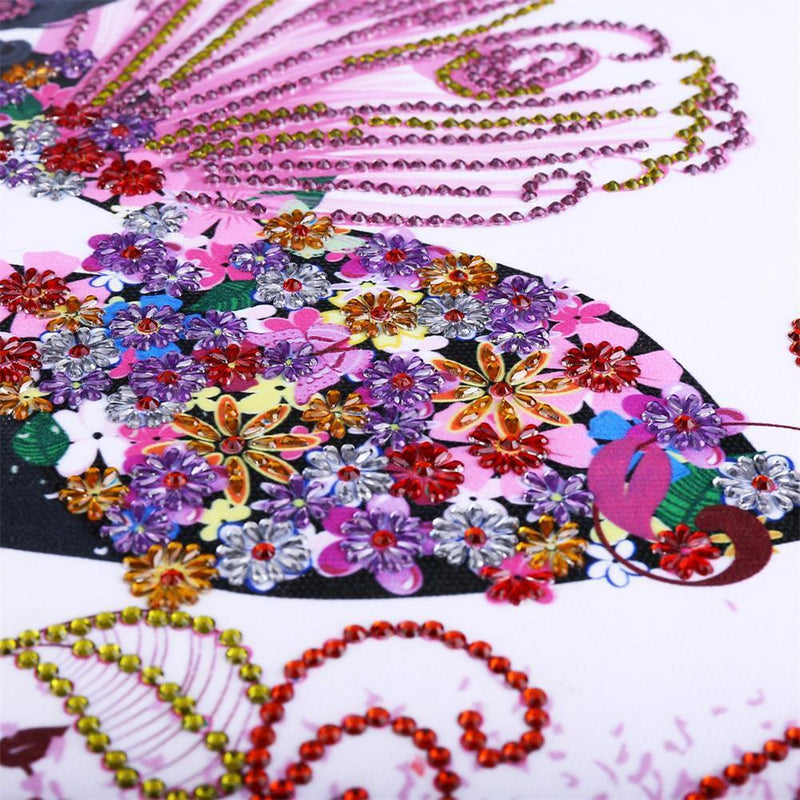 5D DIY Special Shaped Diamond Painting Butterfly Fairy Cross Stitch Kits