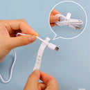 10pcs Mobile Phone Cable Earphone Desk Charging Data Wire Arranger (C)
