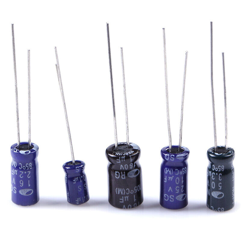 120x 12 Types 0.1UF-220UF High Frequency LOW Radial Capac D3G1 I7X6