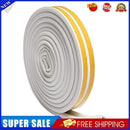 10pc Self-adhesive Soundproofing Anti Collision Windows Seal Strip 5m White
