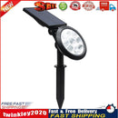 9 LED Waterproof Solar Spotlight Garden Lawn Ground Lighting Wall Lamp (B) Newly