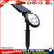 9 LED Waterproof Solar Spotlight Garden Lawn Ground Lighting Wall Lamp (B) Newly