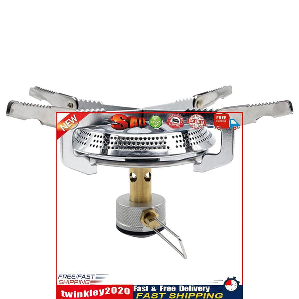 Portable Camping Stove Mini Backpacking Hiking Stove for Outdoor Travel Newly