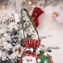 Xmas Drawstring Sack Tree Hanging Ornaments Pendant Children Holiday Gift Bag