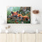 Oil Paint by Numbers Cute Fox Canvas Artwork Living Room Picture Home Decoration
