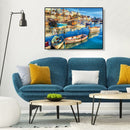 Painting By Numbers DIY Ship Hand Painted Canvas Oil Art Picture Gift Craft Kit