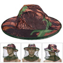 Camouflage Mosquitoes Net Fishing Hat Bee keeping Insects Prevention Cap Newly