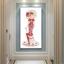 DIY Part Drill Special-Shaped Diamond Painting Dress Lady Mosaic (YX227) Newly