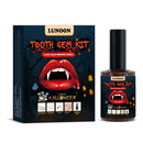 Kids Hygiene Kit Tooth Gem Set White Tooth Teeth Cleaning in Water Black`