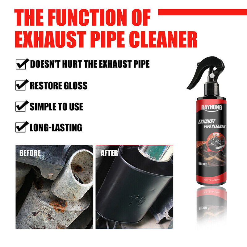 Car Exhaust Pipe Cleaner Kits Rust Remover Metal Surface Maintenance Equipment
