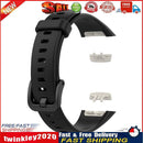 Silicone Smart Watch Strap for Honor Band 6 Replacement Wristband (Black) Newly
