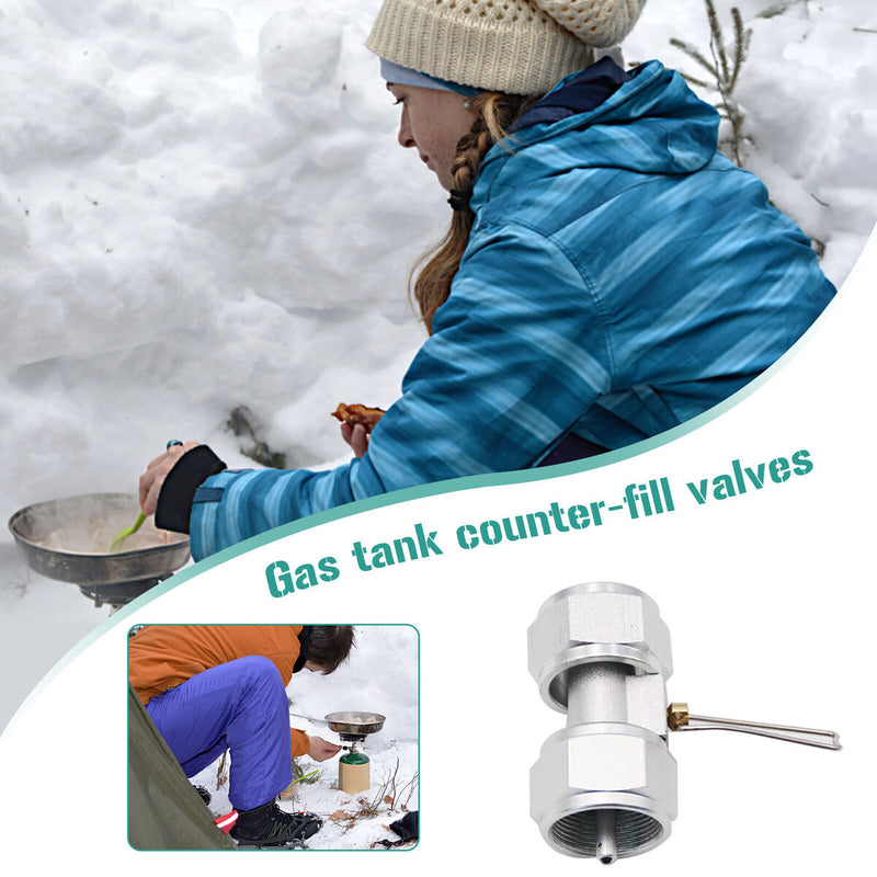 Copper American Gas Tank Filling Valve Gas Tank Refueling Adapter Outdoor Tool