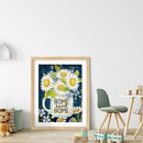 daisy Diamond Painting Kit Full Round Rhinestone Wall