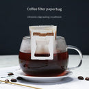 50pcs Hanging Ear Coffee Filter Paper Bag Thickened Coffee Powder Strainer Newly