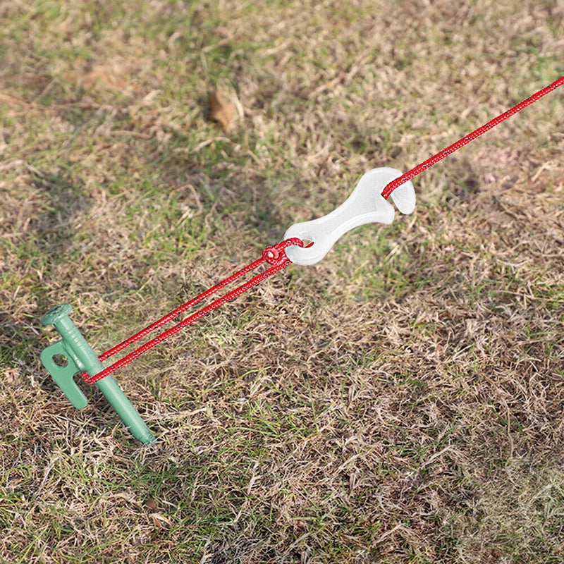 Windproof Cord Fixing Buckle Canopy Rope Tensioner Stopper Camping Accessor