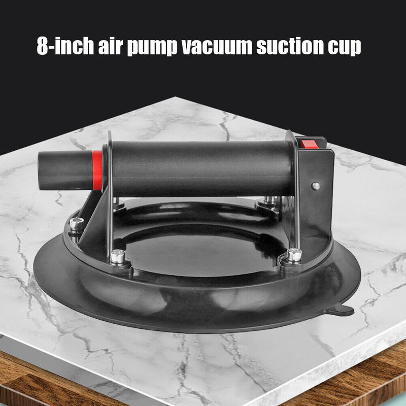 8 Inch Air Pump Vacuum Suction Cups Powerful Heavy-Duty Strong Hand Pump Sucker