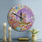 30 x 30cm Metal Tin Diamond Painting Clock DIY Owl Rhinestone Picture Wall Decor