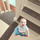 14pcs Stair Carpet Mats Self-adhesive Non-slip Stair Stepping Protector Rug