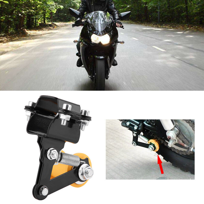 Motorcycle Chain Tensioner Bolt-on Roller Automatic Chain Tensioning Tool Newly