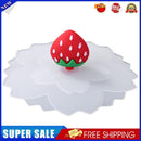 Reusable Silicone Cup Cover Heat Resistant Sealed Leakproof Cups Lid (F)