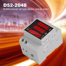 Multi-use Din Rail Energy Meter Ammeter Voltmeter Power Meter with LED Disp