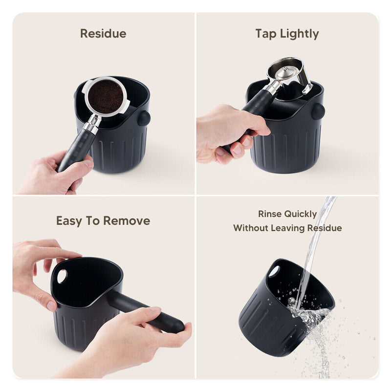 Portable Coffee Powder Residue Box Knock Coffee Machine Grounds Recycling B