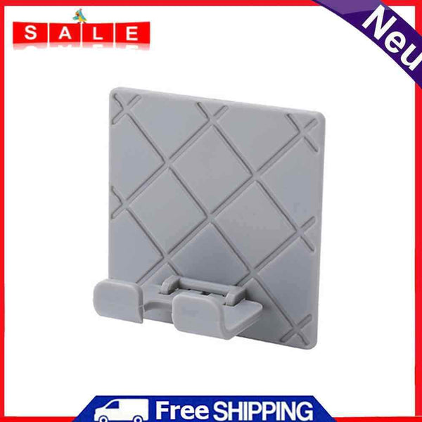 Kitchen Bathroom Storage Rack Mobile Phone Remote Control Shelf Punch-Free Hook