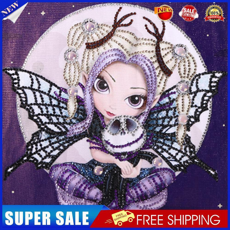 5D Diamond Painting Elf Girl Partial Special Shape Drill DIY Crafts (YX001)