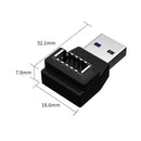Motherboard Type E to USB Adapter Desktop Computer PC Connector Part (C)